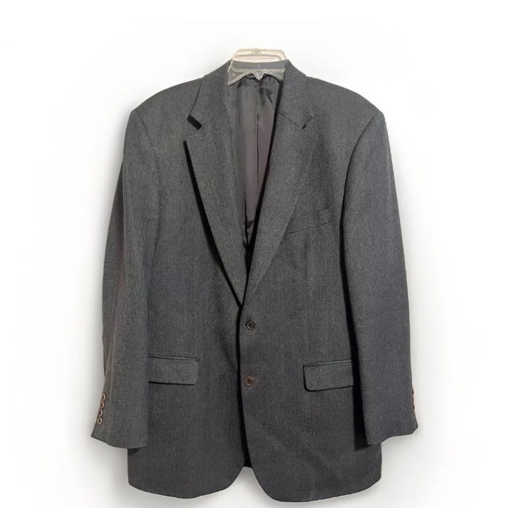 Brooks Brothers Herringbone 2 Btn Tweed Lambswool Sport Coat